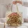 Pink Mushroom Cottage Fairy House for Cozy Woodland Cottagecore Gifting Quilted Tote Bag - 5