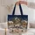 Christmas Winter Village With Snowman for Cozy Holiday Gifting and Seasonal Errands Quilted Tote Bag - 5