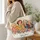 Vintage Women and Roses for Best Friends, Birthdays, and Everyday Outings Quilted Tote Bag - 3