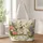 White Terrier in a Spring Garden for Pet-Loving Walks and Cheerful Weekend Outings Quilted Tote Bag - 1