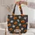 Halloween Pumpkins and Ghost Owls for Spooky Season Gatherings and Autumn Outings Quilted Tote Bag - 5