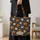 Halloween Pumpkins and Ghost Owls for Spooky Season Gatherings and Autumn Outings Quilted Tote Bag - 4