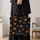 Halloween Jack-o'-Lanterns and Spiderwebs for Spooky Autumn Adventures with Friends Quilted Tote Bag - 4