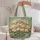 Happy Sheep Family Meadow Scene for Everyday Outings and Farm Loving Friends Quilted Tote Bag - 5