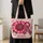 Pink Sunflower And Leopard Awareness Ribbon For Breast Cancer Support And Care Gifts Quilted Tote Bag - 4
