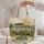 Retro Camper Van Mushroom Meadow for Weekend Camping Adventure and Travel Gifts for Her Quilted Tote Bag - 5