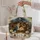 Nativity Scene With Mary, Joseph and Baby Jesus for a Christian Christmas Gift Quilted Tote Bag - 5