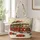 Christmas Santa Bus Holiday Travel Keepsake for Women, Moms, Kids and Festive Getaways Quilted Tote Bag - 1