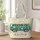 Turquoise Vintage Camper With Wildflowers for Boho Road Trips and Travel Gifts Quilted Tote Bag - 1