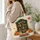 Autumn Bookshelf with Pumpkins for Cozy Fall Reading and Book Lover Gift Giving Quilted Tote Bag - 3