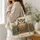 Wise Owl Reading Among Vintage Books for Library Lovers and Cozy Autumn Reading Days Quilted Tote Bag - 3
