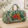 Tropical Monstera Leaves and Citrus Dots for Sunny Beach Getaways and Island Travel Quilted Weekend Bag - 4