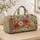 Watercolor Wildflower Blooms for Coastal Getaways and Sunny Weekend Travel Adventures Quilted Weekend Bag - 4