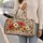 Watercolor Wildflower Blooms for Coastal Getaways and Sunny Weekend Travel Adventures Quilted Weekend Bag - 2