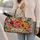 Bohemian Wildflower Garden for Sunny Beach Days, Travel, and Weekend Getaways Quilted Weekend Bag - 2