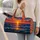 Golden Ocean Sunset and Rolling Waves for Relaxed Coastal Getaways and Summer Travel Quilted Weekend Bag - 2