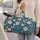Blue Daisy Wildflowers for Sunny Beach Days and Relaxed Summer Getaways for Women Quilted Weekend Bag - 2