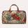 Vintage Red And Blue Garden Florals For Relaxed Weekend Getaways And Resort Travel Quilted Weekend Bag - 6