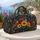 Bohemian Wildflower Garden for Coastal Getaways and Relaxed Weekend Travel Lovers Quilted Weekend Bag - 5
