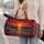 Tropical Beach Sunset Ocean Waves for Coastal Getaways and Relaxed Travel Quilted Weekend Bag - 2
