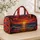 Tropical Beach Sunset Ocean Waves for Coastal Getaways and Relaxed Travel Quilted Weekend Bag - 4