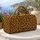 Leopard Spots And Golden Ochre For Beach Days And Weekend Travel Adventures Quilted Weekend Bag - 5