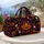 Halloween Pumpkins, Bones and Candy for Spooky October Getaways and Festive Travel Quilted Weekend Bag - 5