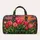 Pink Tulip Blooms and Sunset Hues for Spring Getaways and Garden Escapes Travel Quilted Weekend Bag - 6