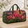 Pink Tulip Blooms and Sunset Hues for Spring Getaways and Garden Escapes Travel Quilted Weekend Bag - 4