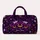 Neon Halloween Ghosts, Pumpkins And Spiderwebs For Spooky Seasonal Getaways And Parties Quilted Weekend Bag - 6