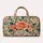 Peach Rose and Teal Botanical Florals for Sunny Beach Days and Relaxed Weekend Getaways Quilted Weekend Bag - 6