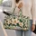 Ivory Magnolia and Lush Green Leaves for Coastal Getaways and Relaxed Summer Escapes Quilted Weekend Bag - 2