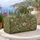 Sage Green Wildflower Meadow for Bohemian Travel and Relaxed Weekend Getaways Quilted Weekend Bag - 5