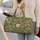Sage Green Wildflower Meadow for Bohemian Travel and Relaxed Weekend Getaways Quilted Weekend Bag - 2