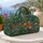 Colorful Desert Cacti and Wildflowers for Bohemian Getaways and Sunny Outdoor Escapes Quilted Weekend Bag - 5