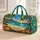 Tropical Palm Beach Coastline Floral Scene for Sunny Getaways and Resort Escapes Quilted Weekend Bag - 1
