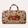 Cocoa Mugs and Peppermint Florals for Cozy Holiday Getaways and Resort Escapes Quilted Weekend Bag - 6