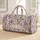 Lavender Botanical Sprigs for Relaxed Beach Days and Sunlit Summer Holiday Getaways Quilted Weekend Bag - 1
