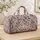 Lavender Botanical Sprigs for Relaxed Beach Days and Sunlit Summer Holiday Getaways Quilted Weekend Bag - 4