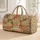 Bohemian Terracotta Sage Patchwork Motifs for Beachside Getaways and Summer Travel Quilted Weekend Bag - 1