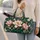 Tropical Magnolia Blooms for Beach Getaways, Coastal Holidays and Sunny Summer Escapes Quilted Weekend Bag - 2