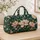 Tropical Magnolia Blooms for Beach Getaways, Coastal Holidays and Sunny Summer Escapes Quilted Weekend Bag - 4