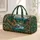Woodland River and Colorful Trees for Beach Trips, Camping and Weekend Getaways Quilted Weekend Bag - 1