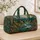 Woodland River and Colorful Trees for Beach Trips, Camping and Weekend Getaways Quilted Weekend Bag - 4