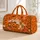 Playful Halloween Cat and Pumpkin for Cozy Autumn Getaways and Seasonal Gifting for Friends Quilted Weekend Bag - 1