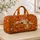 Playful Halloween Cat and Pumpkin for Cozy Autumn Getaways and Seasonal Gifting for Friends Quilted Weekend Bag - 4