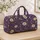 Purple Wildflower Blooms for Bohemian Weekend Getaways and Relaxed Travel Lovers Quilted Weekend Bag - 4