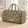 Heritage Paisley Florals for Weekend Getaways, Yoga Retreats and Outdoor Escapes Quilted Weekend Bag - 1