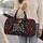 Ivory Skeleton and Crimson Roses for Halloween Getaways and Autumn Weekend Adventures Quilted Weekend Bag - 2