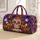 Halloween Skull, Pumpkin and Floral Motifs for Spooky Autumn Getaways for Her Quilted Weekend Bag - 1